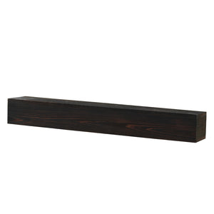 English Elm 72" Solid Cedar Floating Mantel Shelf Rustic Farmhouse Decor Display 50 Lb W1390138524