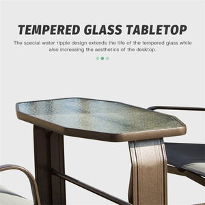 English Elm 4-Seat Retro Metal Glider Bench with Canopy, Aluminum Frame, Smooth Quiet Glide, Weatherproof Comfort W1859S00045