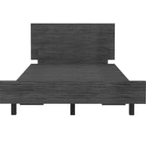 English Elm Twin Bed Base Cervants, Bedroom, Smokey Oak