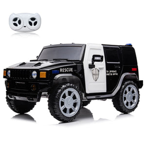 English Elm 12v7a Kids Ride on Off Road Car with Leather Seat Remote Control and Open Doors W1620122091