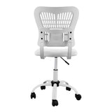 Hearth and Haven Home Office Chair Ergonomic Desk Chair Mesh Computer Adjustable Height Seat 360° Swivel Gaming Armless Chair-White W2163138758