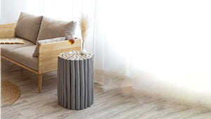 English Elm ET1009-16 Stylish Wood End Table with Modern-Contemporary Design, Elegant Finish and Durable Craftsmanship Grey B009140749