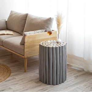 English Elm ET1009-16 Stylish Wood End Table with Modern-Contemporary Design, Elegant Finish and Durable Craftsmanship Grey B009140749