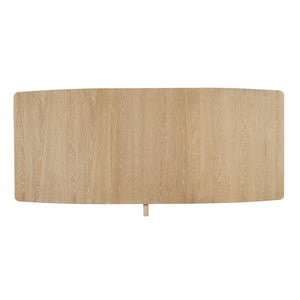 English Elm TOPMAX Rustic Extendable Dining Set with 84" Table and 24" Leaf, 9-Piece Wood Frame, Upholstered Chairs Natural+Grey SP000038AAD