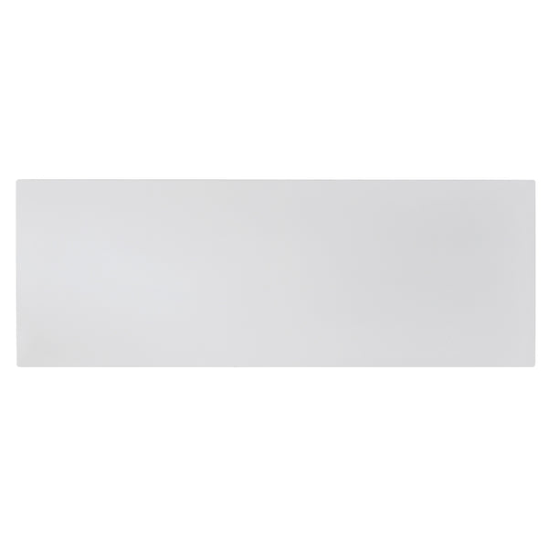 English Elm 4pc Counter Height Dining Set with Built-In USB & Outlets, Drawer Table and 3 Cushioned Stools White 69.25 L x 30.25 W x 8.5 H B011P151857