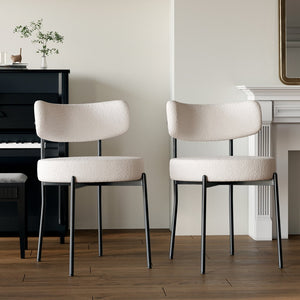 English Elm 62.4" Extendable Dining Table Set For 6-8 With Modern Chairs – Stylish & Durable For Family Gatherings W2189S00133
