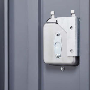 English Elm 3 Door 72"H metal lockers with locks — durable steel storage cabinet for gym, office, school security and organization T2398P151995