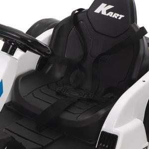 English Elm 24v Electric Kids Go Kart Dual Motor Drift Racer with Safety Gear Included W2181P152214