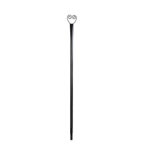 English Elm Set of 6 Solar String Light Poles 9 Ft Iron Stands with Horn Hooks for Outdoor Patios W2181P152206