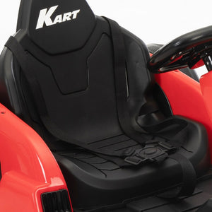 English Elm 24v Electric Kids Go Kart Dual Motor Drift Racer with Safety Gear Included W2181P152212