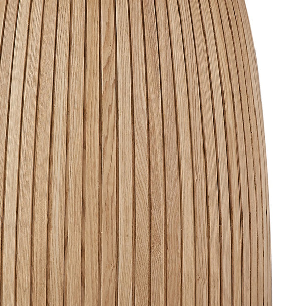 English Elm Round Oak Pedestal Dining Table with T-base Seats Four in a Compact Space W876S00285