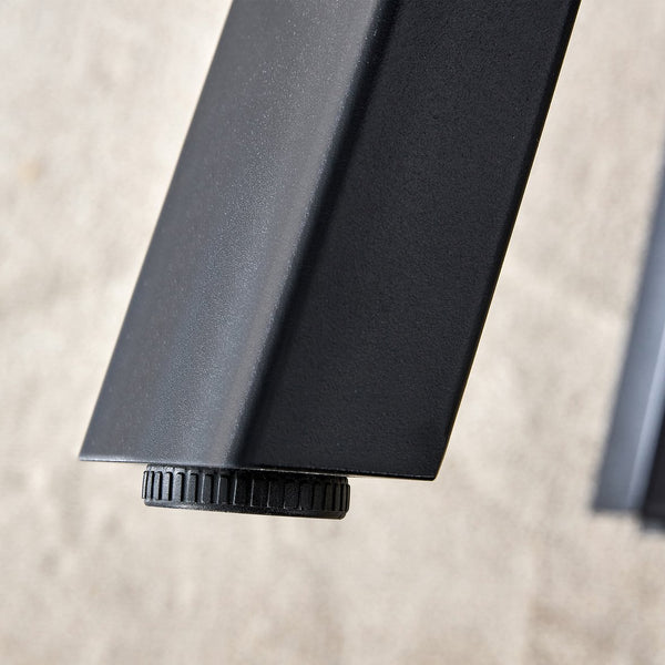 English Elm A modern minimalist circular wooden dining table 42” MDF tabletop, black metal legs, quick 15‑min assembly, versatile home office decor W1151P195678