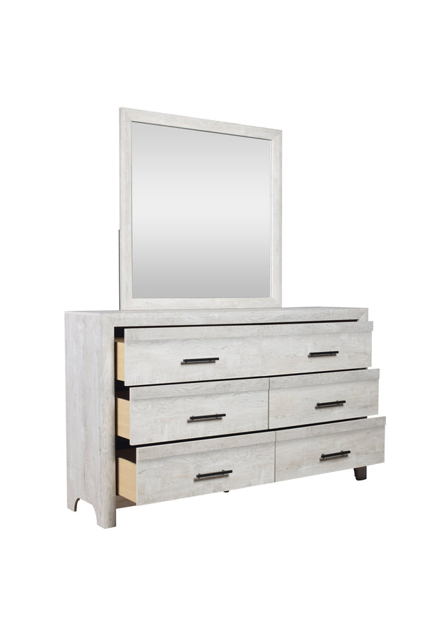 English Elm DENVER King 5PC Bedroom Set – Modern Solid & Manufactured Wood, Ample Storage, Sleek Contemporary Design B009S02007