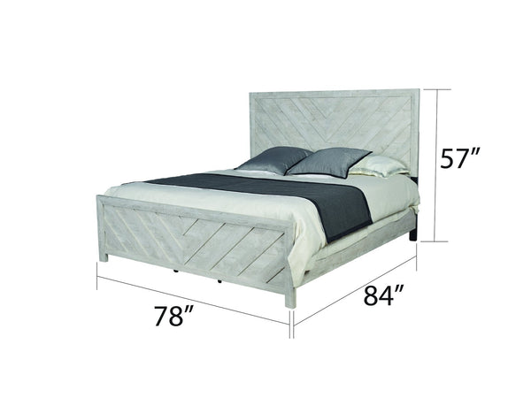 English Elm DENVER King 5PC Bedroom Set – Modern Solid & Manufactured Wood, Ample Storage, Sleek Contemporary Design B009S02007