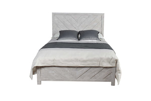 English Elm DENVER Queen 4PC Bedroom Set – Modern Solid & Manufactured Wood Storage, 6-Drawer Dresser, Mirror B009S02008