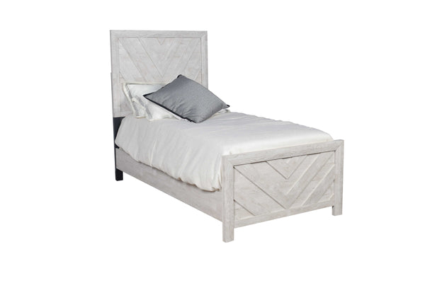 English Elm Denver Twin 5Pc Modern Bedroom Storage Set In Natural Wood - Stylish, Durable & Space-Saving Solution B009S01289