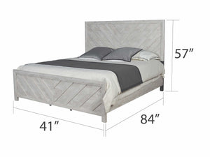 English Elm DENVER Modern Twin Bed with Solid & Manufactured Wood Frame, Chic Headboard for Comfort & Style B009S01287