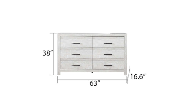 English Elm DENVER King 5PC Bedroom Set – Modern Solid & Manufactured Wood, Ample Storage, Sleek Contemporary Design B009S02007