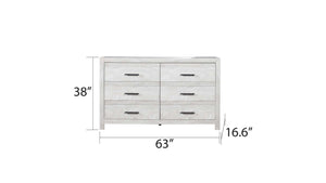 English Elm Denver Twin 5Pc Modern Bedroom Storage Set In Natural Wood - Stylish, Durable & Space-Saving Solution B009S01289