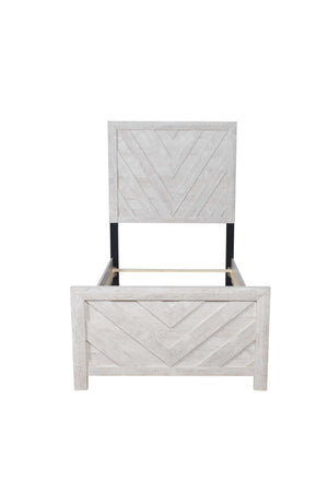 English Elm Denver Twin 5Pc Modern Bedroom Storage Set In Natural Wood - Stylish, Durable & Space-Saving Solution B009S01289