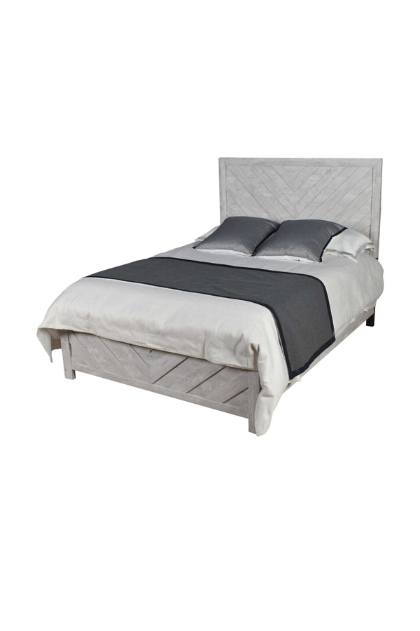English Elm DENVER Queen 5PC Modern Storage Bedroom Set - Solid & Manufactured Wood, Sleek Contemporary Design B009S02009