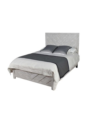English Elm DENVER Queen 5PC Modern Storage Bedroom Set - Solid & Manufactured Wood, Sleek Contemporary Design, Ample Drawers and Mirror B009S01273