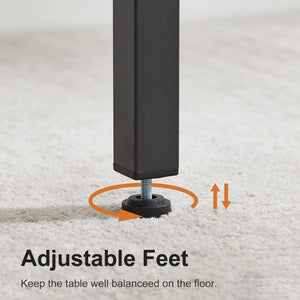 English Elm Bar Table Set Rustic Brown & Black with 2 Industrial Bar Chairs, Space-Saving Stable H-Frame, Waterproof Surface, Adjustable Feet — 23.6"x23.6"x35.4" W1668P143123