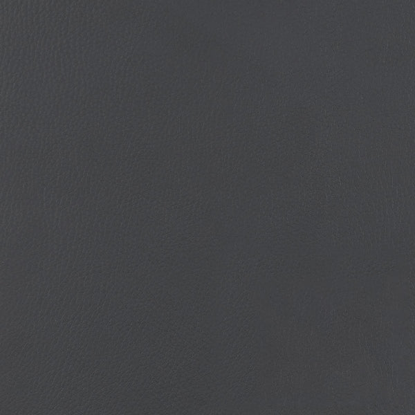 English Elm Grey Adjustable Bar Stool with Chrome Base, Faux Leather Open Back, Height-Adjustable Comfort Seat B062P153487