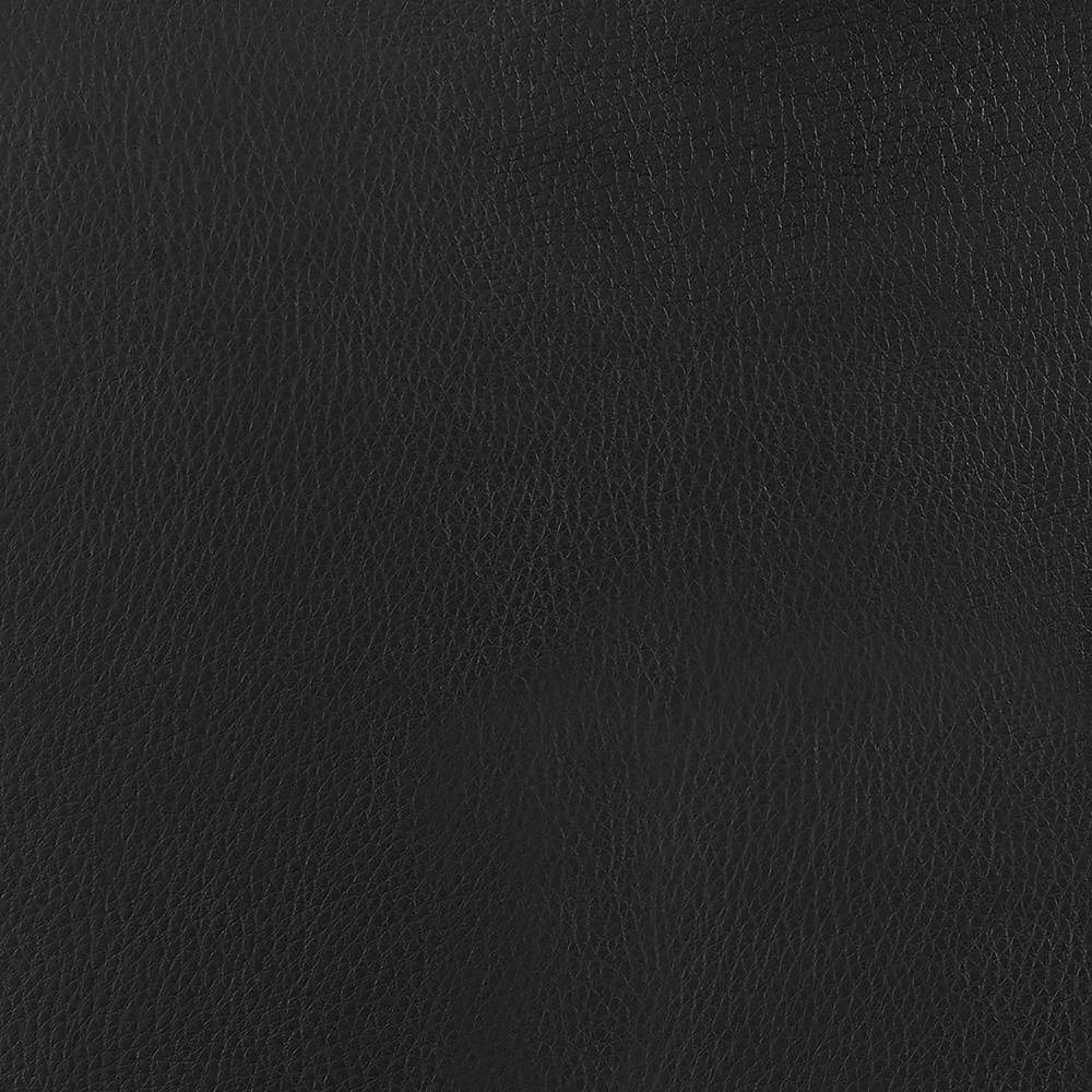 English Elm Black Adjustable Bar Stool Set of 2 - Chrome Base, Faux Leather Upholstery, 360° Swivel, Height Adjustable B062P153490