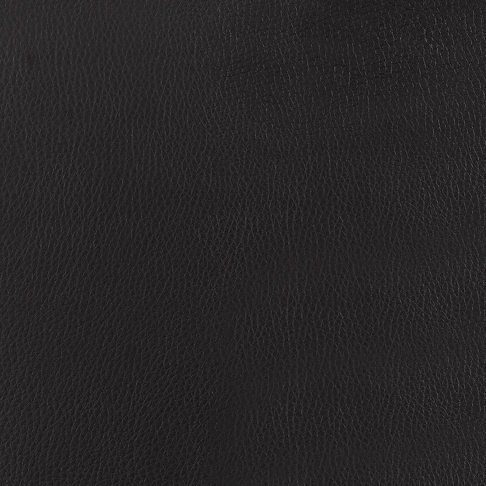 English Elm Waffle Faux Leather Adjustable Bar Stools Set of 2 — Black Waffle Texture, Chrome Base, Ergonomic Comfort B062P153491