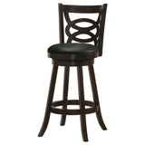 English Elm Cappuccino Swivel Bar Height Stool (Set Of 2)