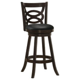 English Elm Cappuccino Swivel Bar Height Stool (Set Of 2)