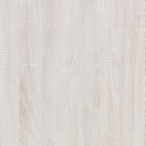 English Elm Coastal Rustic Slatted Queen Platform Bed with Farmhouse Headboard and Footboard in White Finish B062P153568