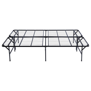 English Elm Black Full Platform Bed with Heavy-Gauge Steel, 16" Height, 750 lb Lift Capacity & Under-Bed Storage B062P153531