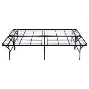 English Elm Black Queen Mattress Support Frame - Heavy-Duty Steel Construction For Stability & Under-Bed Storage B062P153547