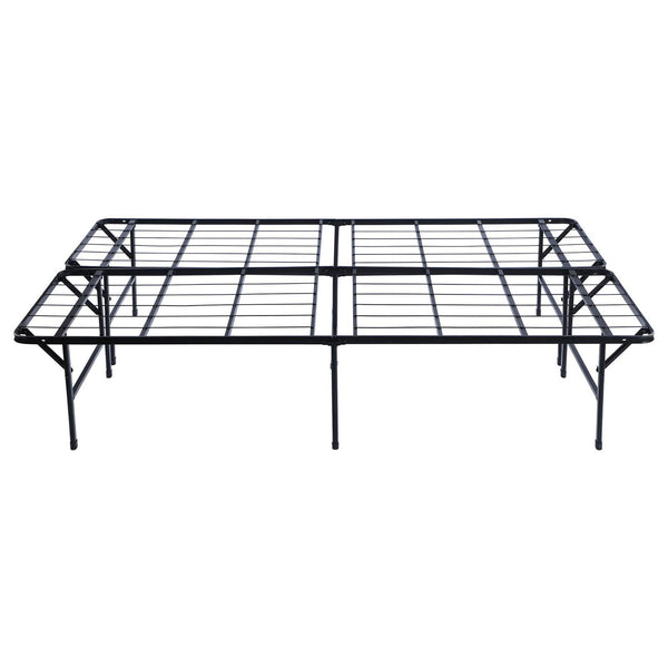 English Elm Black Queen Mattress Support Frame - Heavy-Duty Steel Construction For Stability & Under-Bed Storage B062P153547