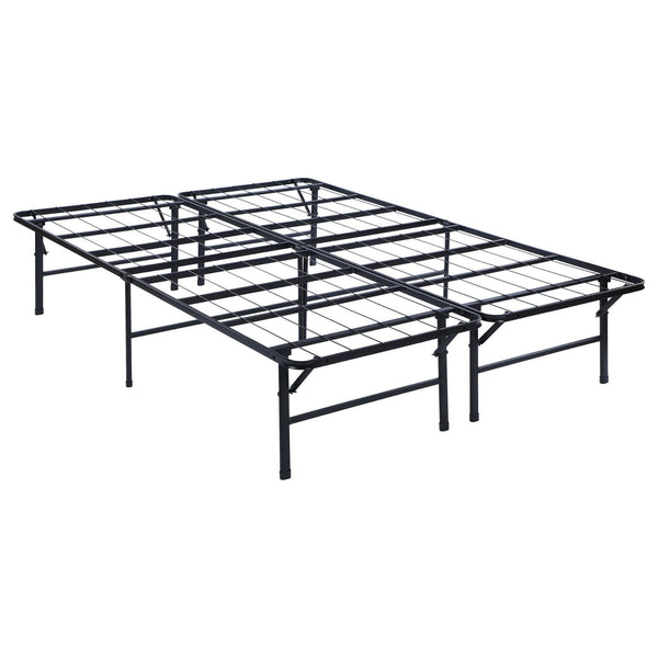 English Elm Black Queen Mattress Support Frame - Heavy-Duty Steel Construction For Stability & Under-Bed Storage B062P153547
