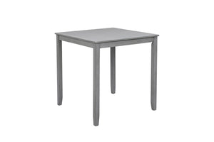 English Elm Wooden Counter Height Dining Table For Small Spaces, Stylish Gray Finish, Seats 4 Comfortably W1998126370-GIGA