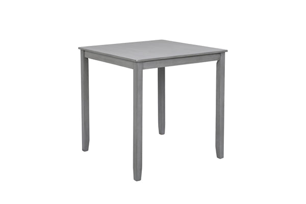 English Elm Wooden Counter Height Dining Table For Small Spaces, Stylish Gray Finish, Seats 4 Comfortably W1998126370-GIGA