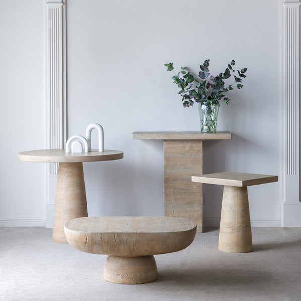 English Elm 36x36x30" Round Pedestal Dining Table Matte Magnesium Build Seats Four Compact Spaces Cream W2078S00005