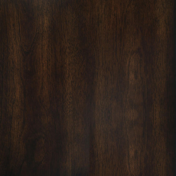 English Elm Walnut Transitional 1-Shelf End Table with Felt-Lined Drawer, Deep Finish, Square Design for Living Rooms B062P153604