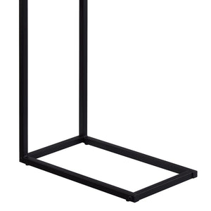 English Elm Antique Stetsonia C-Table in Nutmeg with Slim Black C-Frame and Built-In USB Charging Port, 26"H B062P153590