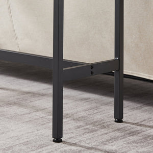 English Elm Bar Bar Table Set with 2 PU Cushioned Stools, Rustic Brown Vintage Woodgrain, Space-Saving Design W1162P144762