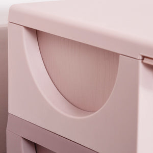 English Elm 3 Tier Kids Storage Unit - Pink 3-Drawer Compact Organizer, Removable Bins, Easy-Clean, Toddler-Friendly W2225P154795