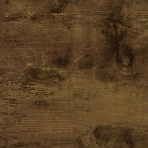 English Elm Antique Rustic Nutmeg & Black 4-Panel Folding Screen — Industrial Cabin Room Divider, Brass Accents B062P153650