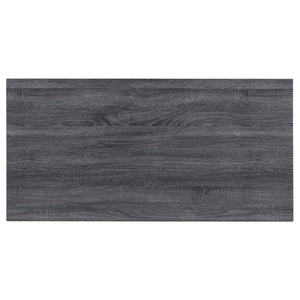 English Elm Weathered Grey Writing Desk With Chrome Accents - Sleek, Modern Design For Small Spaces & Offices B062P153658-GIGA