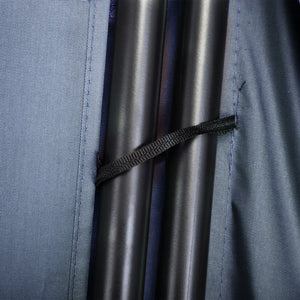 English Elm 6 Modern 3-Panel Room Divider Folding Privacy Screen with Metal Frame Portable Wall Partition Durable Fabric Gray W2181P154698