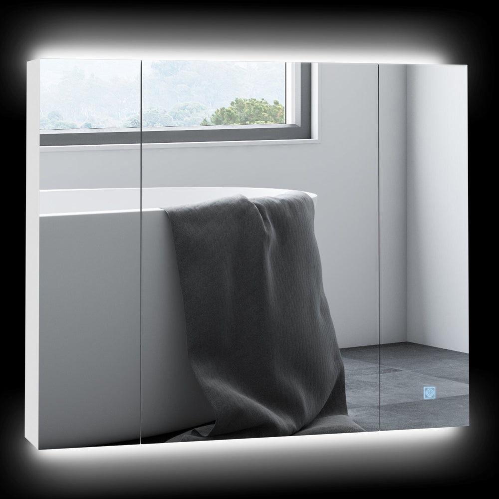 English Elm Kleankin Led Medicine Cabinet - 35.5" Wall-Mounted Mirror With Dimmable Lighting & Usb Charging Port W2225P154810