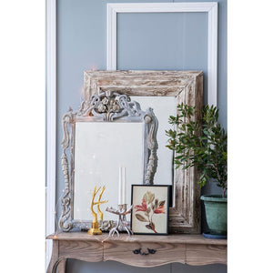 English Elm 30x2x39" Distressed Fir Wood Framed Rectangular Mirror Farmhouse Entryway Accent W2078P154685