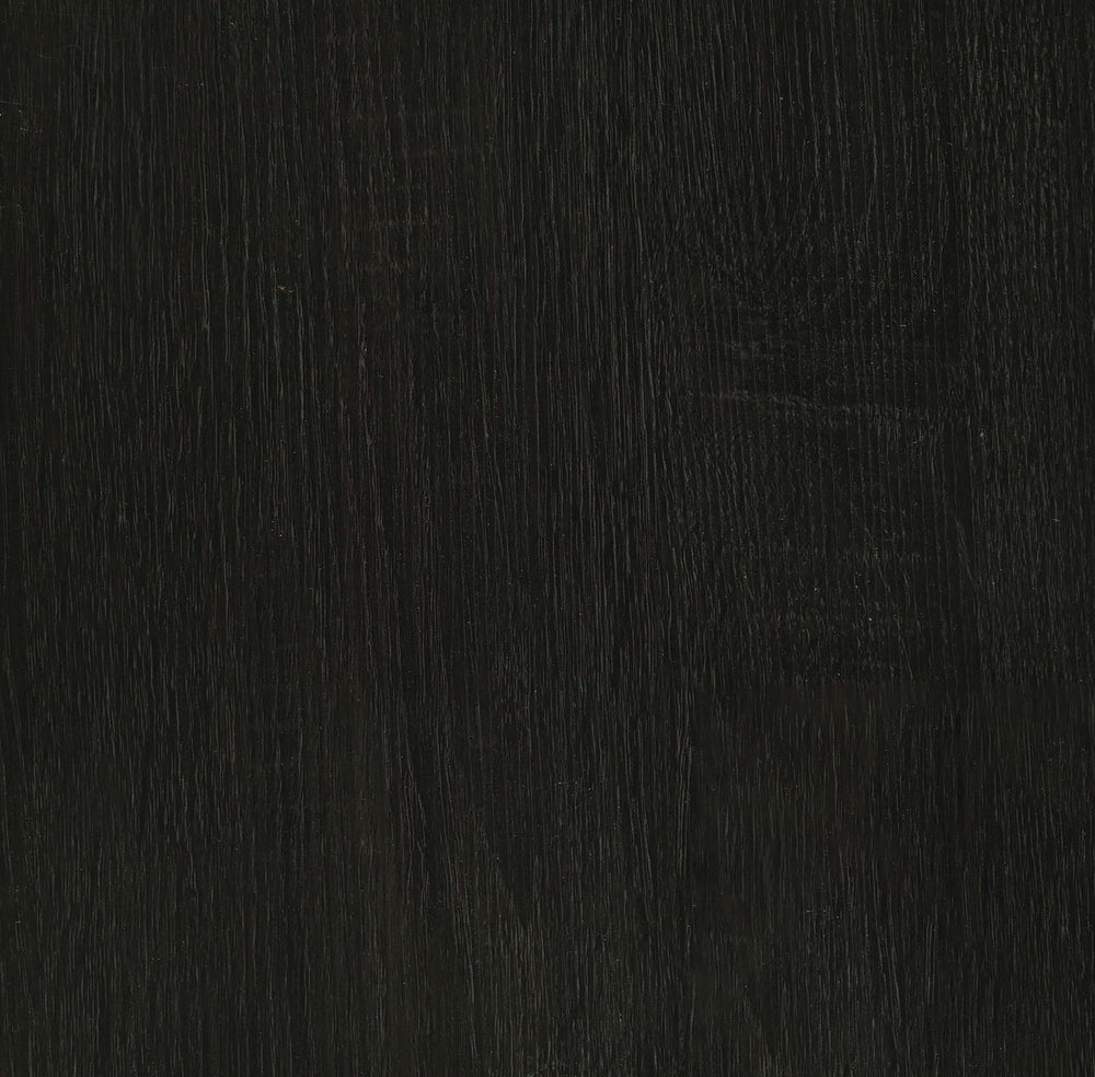 English Elm Dark Grey Round Coffee Table with Lower Shelf on Casters, Black Nickel Finish for Modern Living Room B062P153642